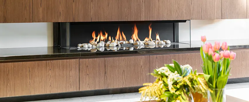 Double-height Fireplace Design Refurbishment in Oakley, California