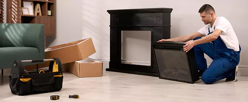 Old Rusted Metal Fireplace Repair And Replacement in Oakley, CA