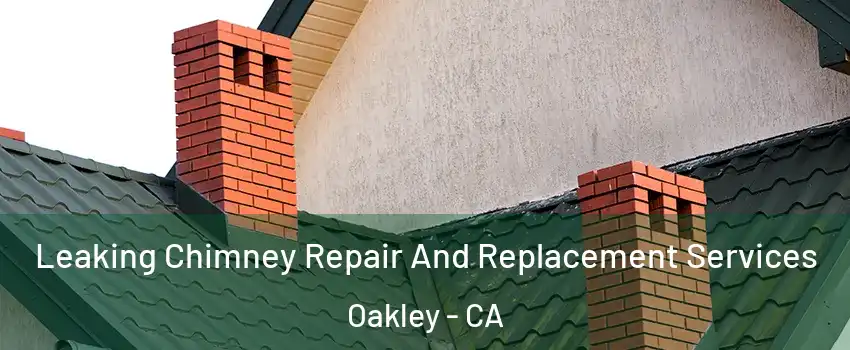  Leaking Chimney Repair And Replacement Services Oakley - CA